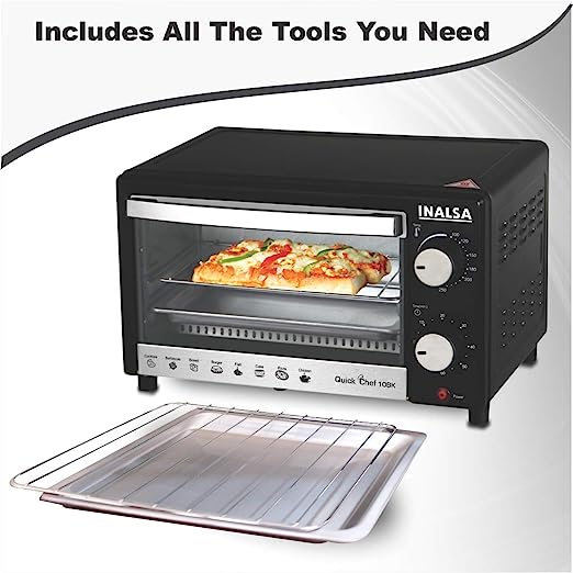 Inalsa Quick Chef 10BK 10L Oven Toaster Griller (Black) Inalsa Quick Chef 10BK 10L Oven Toaster Griller (Black)